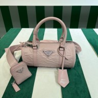 Prada Antique nappa leather handbag 1BA389 pink 2023