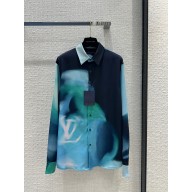 louis vuitton Printed Silk Blend Shirt 1AFAUX 2023