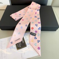 CHANEL Silk Twill Slim Bandeau 6x120cm 250306 03 2025
