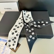 CHANEL Silk Twill Slim Bandeau 6x120cm 250306 10 2025