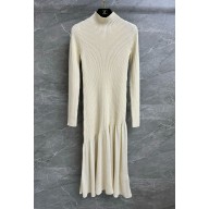 chanel WHITE WOOL DRESS P78421 2024