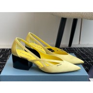 Prada Pumps silk con cut-out 65mm-12 1107-2024
