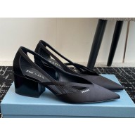 Prada Pumps silk con cut-out 65mm-13 1107-2024