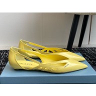 Prada leather cut-out ballerinas -03 1107-2024