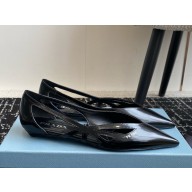 Prada leather cut-out ballerinas -04 1107-2024