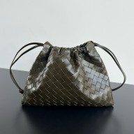 bottega veneta Intrecciato calf leather dustbag military green 2025