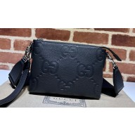 Gucci Jumbo GG Medium Messenger Bag black  761747 2024