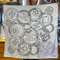chanel square silk scarf 05 2024 fall winter