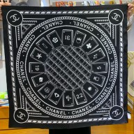 chanel square silk scarf 08 2024 fall winter