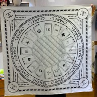 chanel square silk scarf 09 2024 fall winter