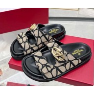 Valentino Garavani Toile Iconographe mules black/grey 2025 