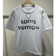 LOUIS VUITTON Cotton T-Shirt white 2025