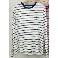 DIOR stripe T-SHIRT white/blue 2025