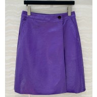 Miu Miu Naplak wraparound skirt Violet MPD802 2025