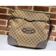 Gucci 1955 Horsebit Messenger Bag 602089 GG Canvas 2020