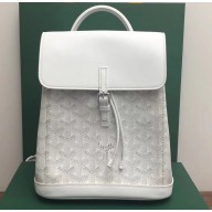 Goyard Alpin Mini Backpack Bag White