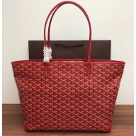 Goyard Artois PM/MM Tote Bag Red