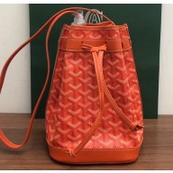 Goyard Petite Flot Bucket Bag Orange