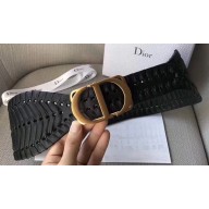 Dior 30 Montaigne Calfskin Belt Black 2020