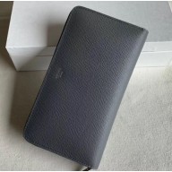 Celine Large Zipped Wallet Gray