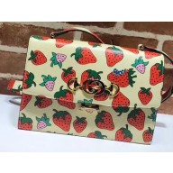 Gucci Zumi Leather Small Shoulder Bag 576388 Strawberry