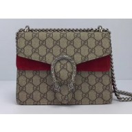 Gucci Dionysus Mini Shoulder Bag 421970 GG Canvas Red
