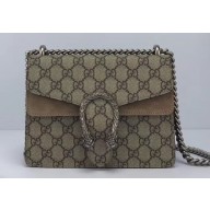 Gucci Dionysus Mini Shoulder Bag 421970 GG Canvas Taupe