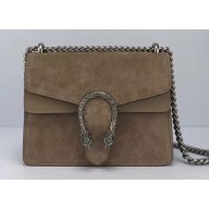 Gucci Dionysus Mini Shoulder Bag 421970 Suede Taupe