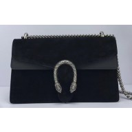 Gucci Dionysus Small Shoulder Bag 400249 Suede Black