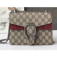 Gucci Dionysus Mini Shoulder Bag 421970 GG Canvas Date Red