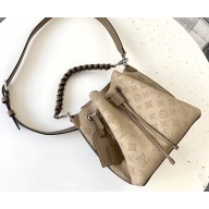Louis Vuitton Mahina Calf Muria Bucket Bag M55799 Galet 2020