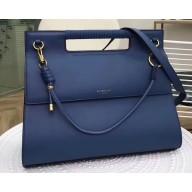 Givenchy Large Whip Bag in Smooth Leather Blue