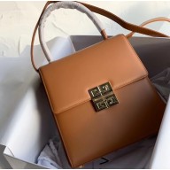 Givenchy Vintage Leather Shoulder Small Bag Brown