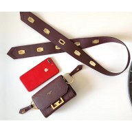 Givenchy Nano Eden Bag in Leather Burgundy