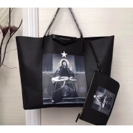 Givenchy Coated Canvas Antigona Shopper Tote Bag 10