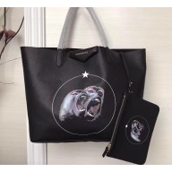 Givenchy Coated Canvas Antigona Shopper Tote Bag 12
