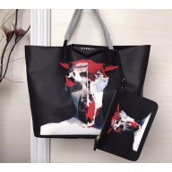 Givenchy Coated Canvas Antigona Shopper Tote Bag 13