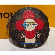 Louis Vuitton Monogram Canvas Round Coin Purse Print 02