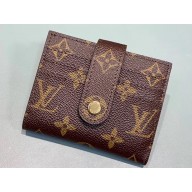 Louis Vuitton Monogram Canvas 12 Card Holder M61731 Pink