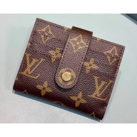 Louis Vuitton Monogram Canvas 12 Card Holder M61731 Amaranth