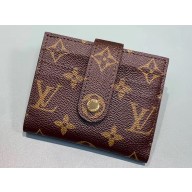 Louis Vuitton Monogram Canvas 12 Card Holder M61731 Black