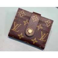 Louis Vuitton Monogram Canvas 12 Card Holder M61731 Brown