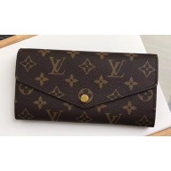 Louis Vuitton Monogram Canvas Sarah Wallet M60531 Brown