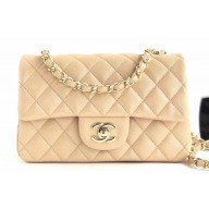 Chanel Pearl Caviar Calfskin Small Classic Flap Bag A1116 Beige