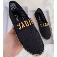 Dior J'adior Mesh Espadrilles Black 2020