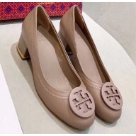 Tory Burch Heel 5cm Minnie Pumps Taro