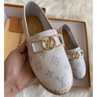 Louis Vuitton Monogram LV Dauphine Espadrilles White 2020