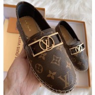 Louis Vuitton Monogram LV Dauphine Espadrilles Coffee 2020