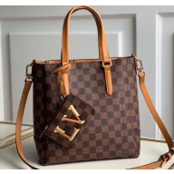 Louis Vuitton Damier Ebene Canvas Belmont PM Bag N60296 Saffron 2020
