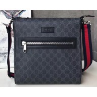 Gucci GG Black Messenger Bag 474137